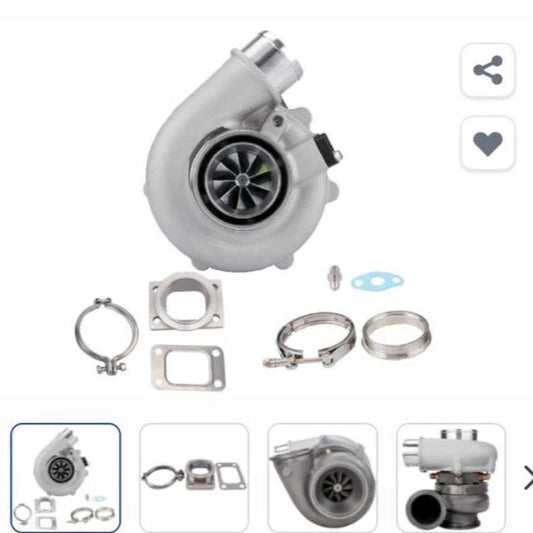 TurbO Pulsar G25 550HP .72 T25 Inlet 3" V-Band Outlet Ball Bearing
