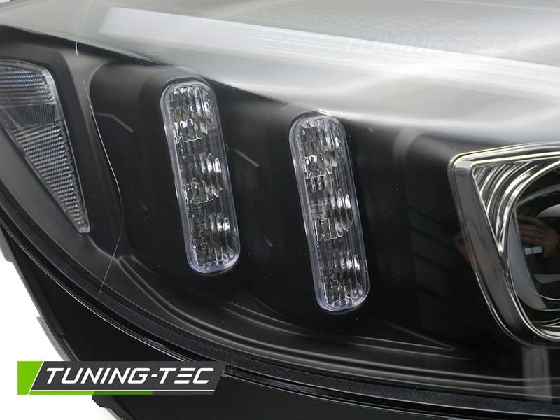 COPPIA FARI FANALI ANTERIORI TUBELIGHT LED NERO MERCEDES W205 2014 - 2018