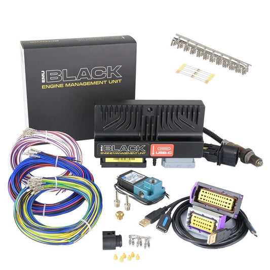 KIT CENTRALINA MOTORE EcuMaster EMU BLACK USB-C + CABLAGGIO + OVERBOOST + SONDA