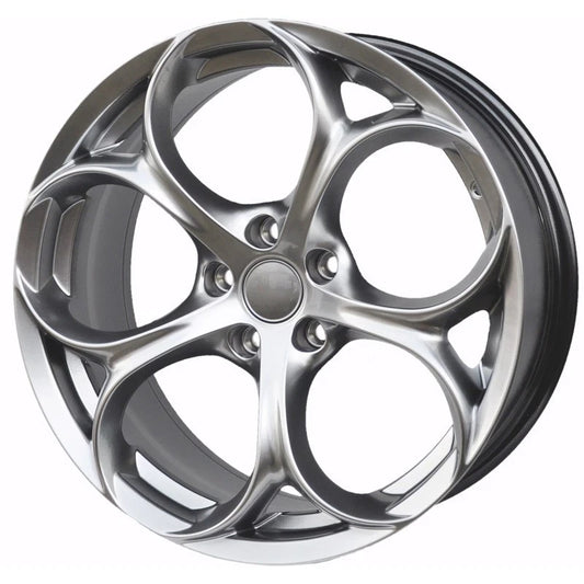 4 CERCHI IN LEGA 18 ALFA ROMEO GIULIETTA 159 GIULIA STELVIO 8J ET33  5x110 VARI COLORI