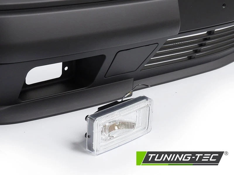 PARAURTI ANTERIORE LOOK AMG MERCEDES W124 1985 - 1993 COMPLETO DI FENDINEBBIA