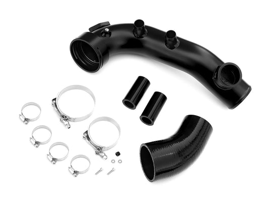 Charge pipe BMW N54 135i 335i 1M con flangia per pop off vband 50mm