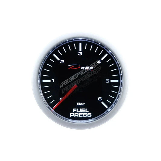 Manometro Strumento 52mm DEPO Pressione Benzina 0-6 BAR 270 gradi