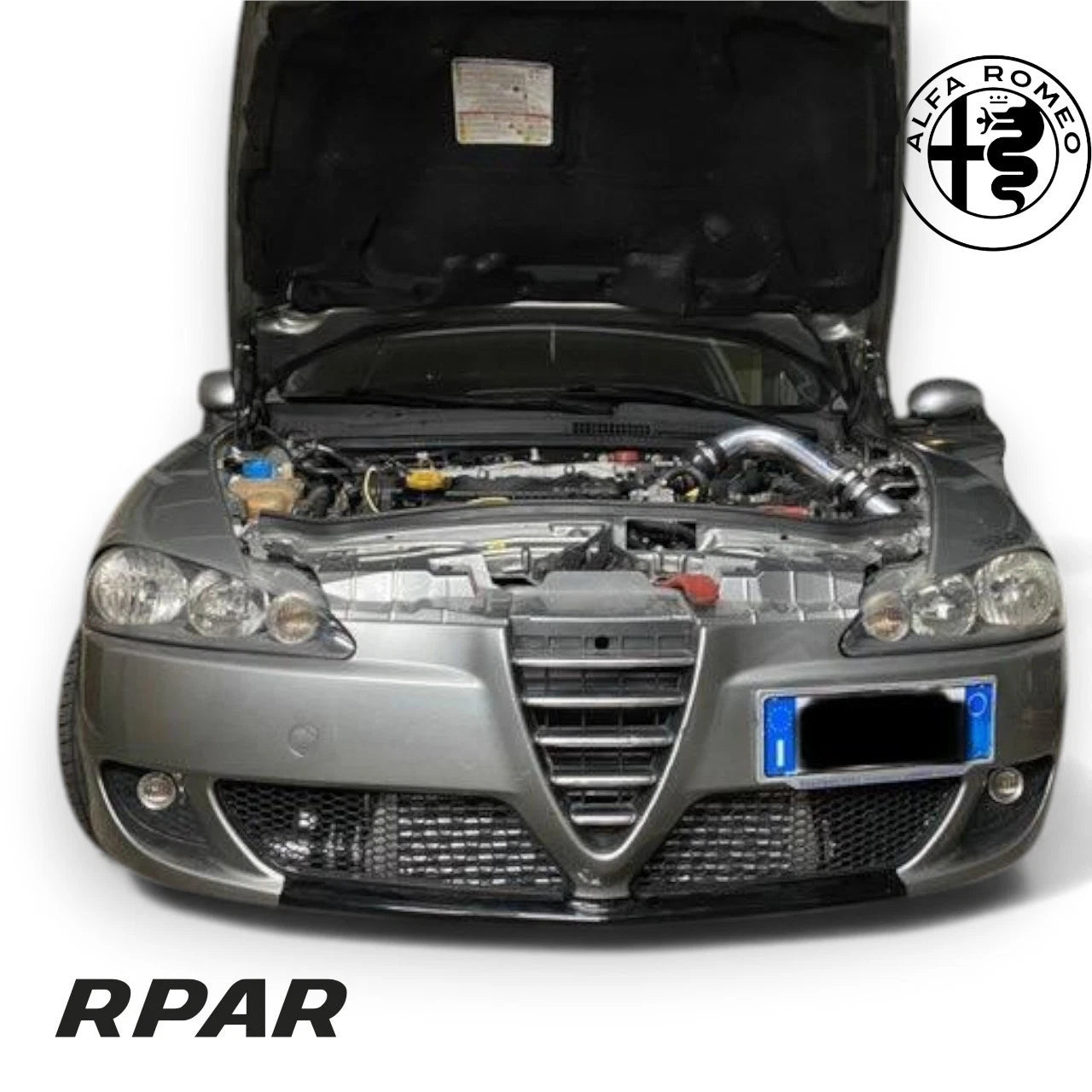 KIT INTERCOOLER FRONTALE MAGGIORATO con tubazione ALFA ROMEO 147 GT E ALTRE