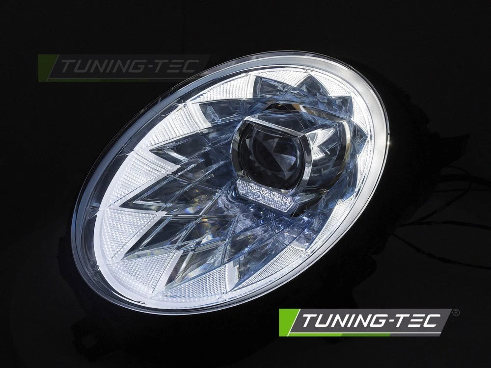 FARI ANTERIORI LED DINAMICI CROMO PER MINI COOPER F54 F55 F56 14-21