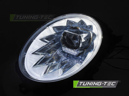 FARI ANTERIORI LED DINAMICI CROMO PER MINI COOPER F54 F55 F56 14-21