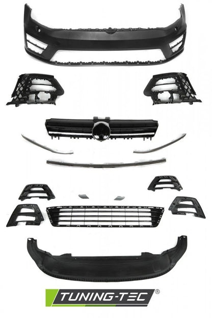 Paraurti anteriore R20 Golf 7 12 17 Pre restyling