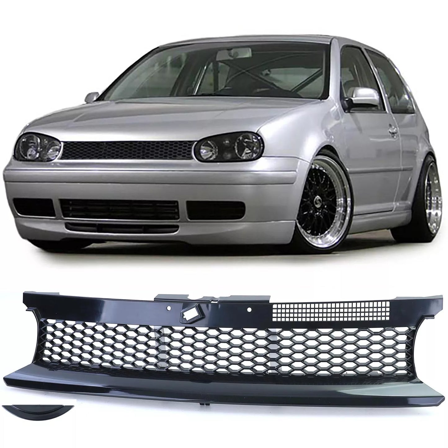 GRIGLIA CALANDRA MASCHERINA NIDO APE LOGO VW GOLF 4