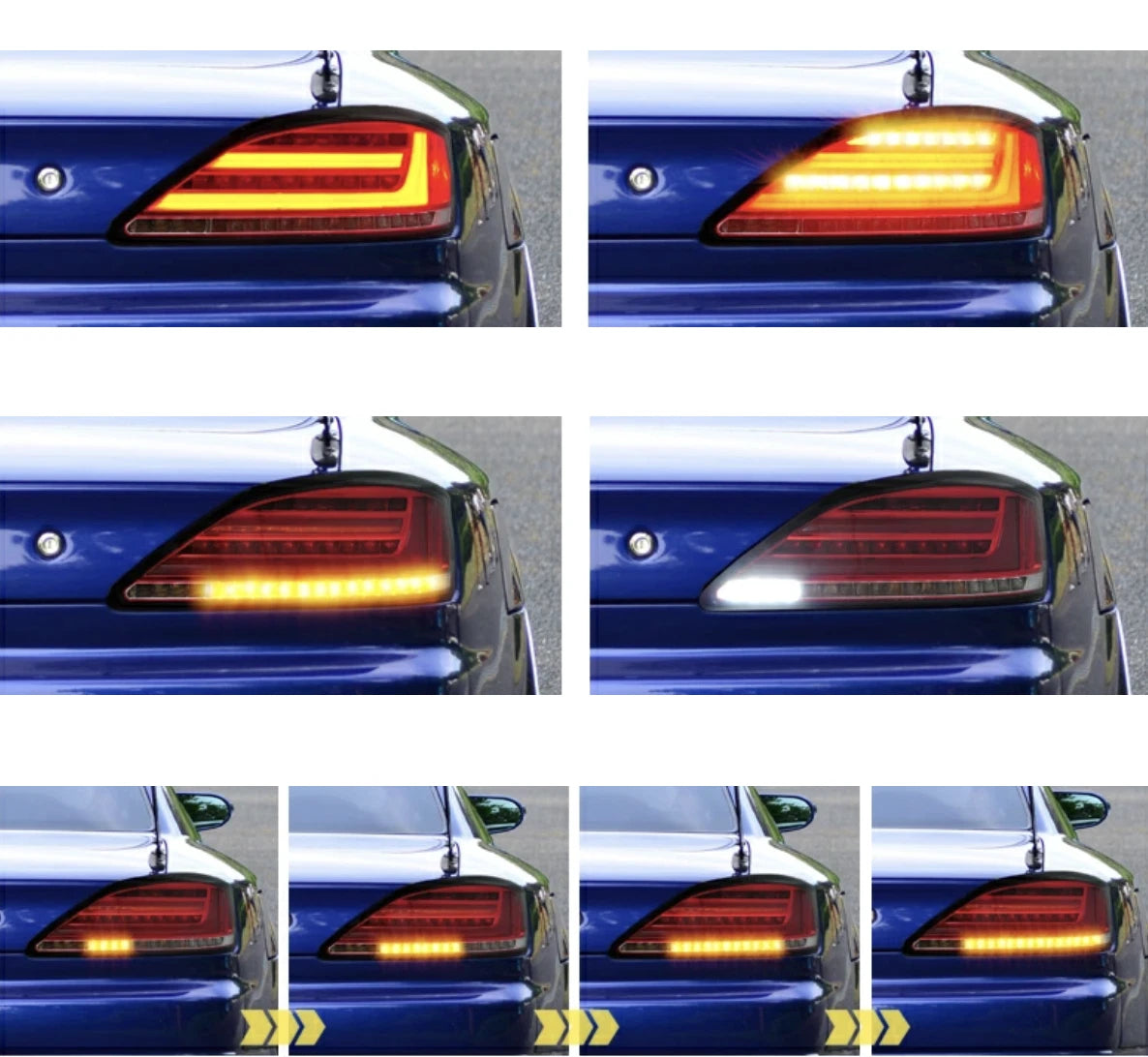 COPPIA FARI FANALI a LED 78Works per Nissan Silvia S15 - Sequenziali
