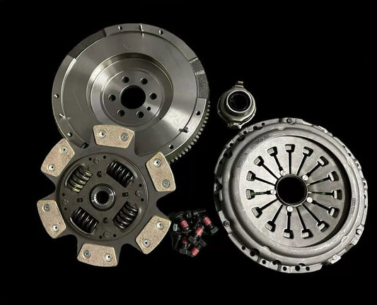 kit Frizione rinforzata Stage 3 Alfa 147 GT Volano Mono Massa e Rame 6 Petali