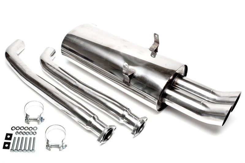 scarico in acciaio inox TA Technix 2x76mm DTM per BMW E36 325i 328i