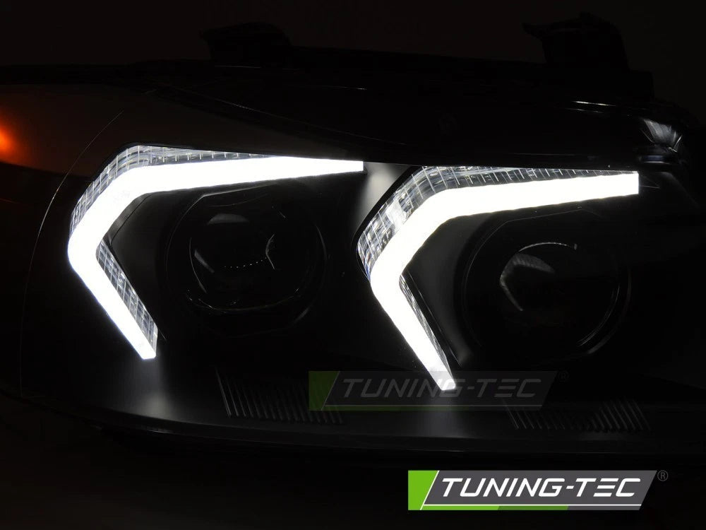 Coppia di Fari Anteriori per BMW Serie 3 E90 E91 2005-2008 Angel Eyes XENON