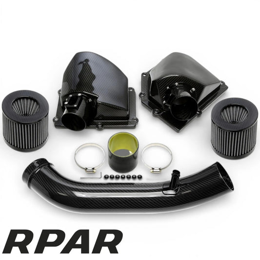 KIT ASPIRAZIONE SPORTIVA FILTRO A CONO IN VERO CARBONIO BMW M3 M4 F80 F82 S55