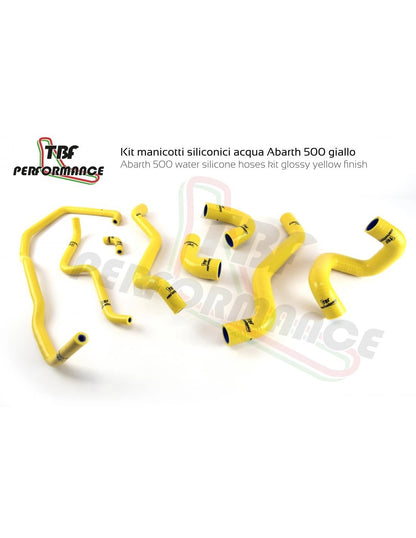 Kit tubi manicotti silicone rinforzati acqua Abarth 500/595/695 TBF Performance