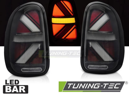 Coppia Fari FANALI POSTERIORI A LED FUMè per MINI COOPER R55 CLUBMAN 2007- 2014