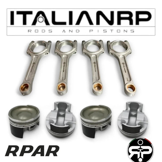 PISTONI Forgiati Gold +bielle silver Italian RP 500 Abarth Grande Punto MiTo 1.4