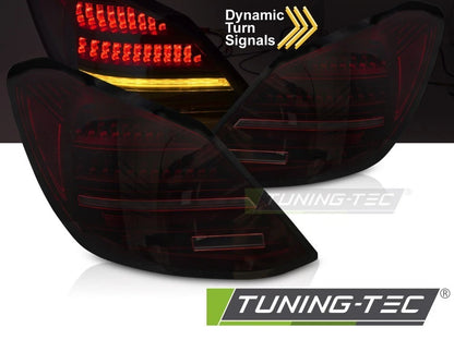 COPPIA FANALI FARI POSTERIORI A LED DARK MERCEDES CLASSE C W205 2014 - 2021