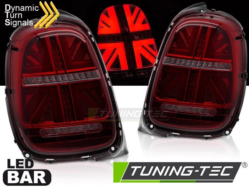 FANALI POSTERIORI A LED ROSSI fumè per MINI COOPER F55 F56 F57 14-17 6 PIN