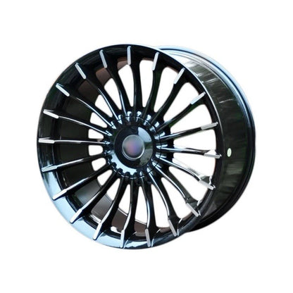 4 cerchi replica alpina 19 doppia misura bmw 5x120 8,5et25 9.5et39
