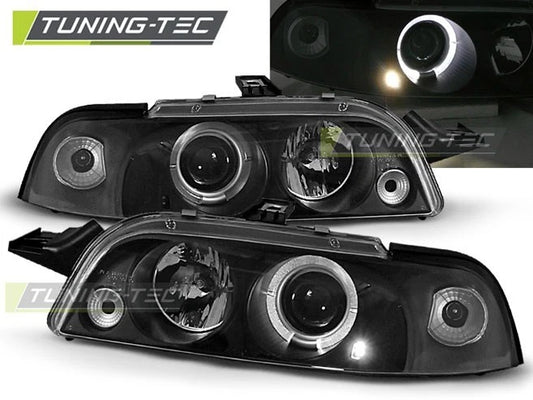 FARI FANALI ANTERIORI ANGEL EYES FIAT PUNTO prima serie gt td e 55 60 elx 93-99