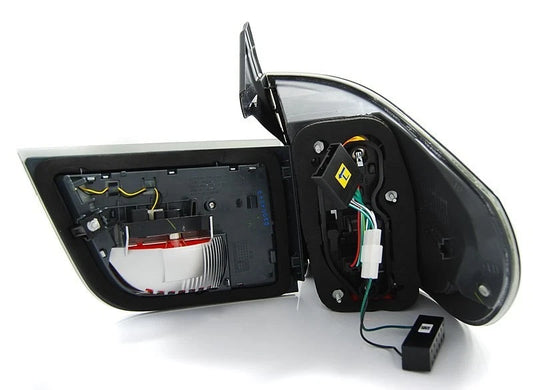 COPPIA FARI FANALI POSTERIORI BMW X5 E70 2006-2010 FUME LED