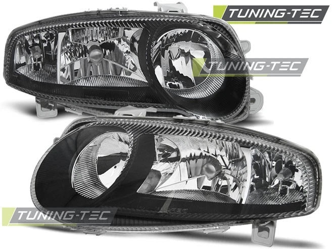 FARI FANALI ANTERIORI ALFA ROMEO 147 INTERNO NERO H1 H7 GTA JTD 00-04