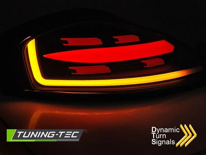 FARI FANALI POSTERIORI LED BAR TAIL LIGHTS BLACK SEQ PORSCHE BOXSTER 986