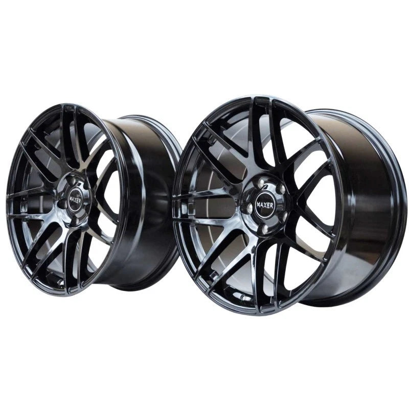 4 cerchi in lega BMW 60 E61 E63 E38 E39 HX020 HAXER 19 5x120 9ET20 10ET15