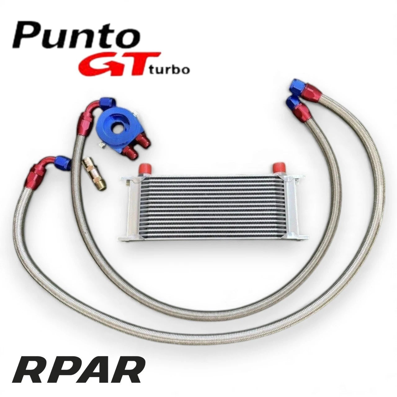 kit Radiatore Olio 16 FILE Maggiorato Fiat Punto Gt Uno Turbo I.e. con tubazione