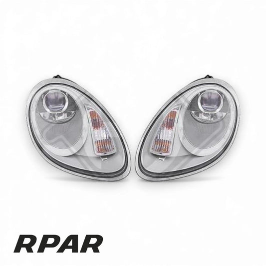 coppia Fari fanali anteriori xenon Per Porsche Boxster 987c 2004 - 2008