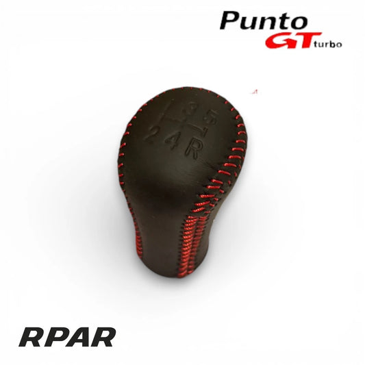 pomello Cambio Fiat Punto GT 1.4 turbo Unica replica Fede Cuciture Rosse