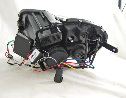 Coppia di Fari Anteriori LED DRL Inside per Alfa Romeo MITO 2008-Neri