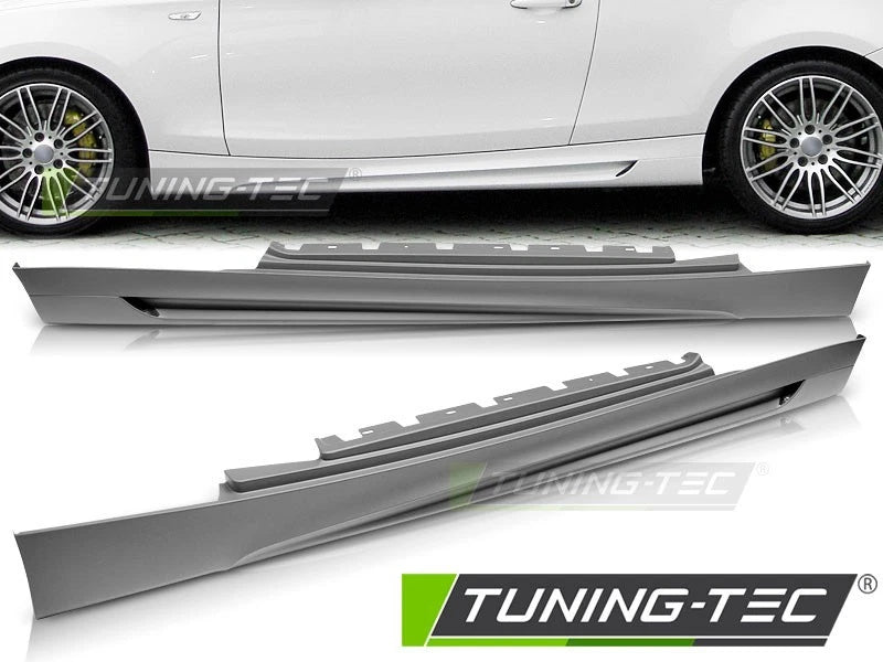 COPPIA MINIGONNE LATERALI STYLE 1 M PERFORMANCE BMW E81 E82 E88 2004 - 2013