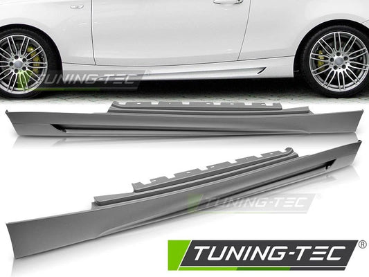 COPPIA MINIGONNE LATERALI STYLE 1 M PERFORMANCE BMW E81 E82 E88 2004 - 2013