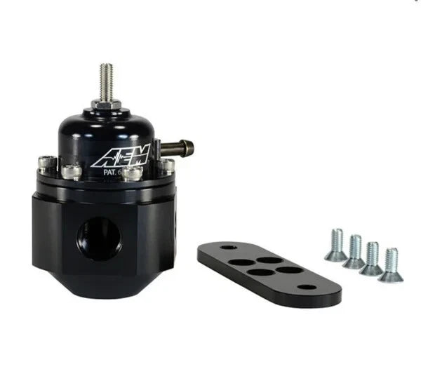 regolatore pressione benzina AEM ORIGINALE 25-302BK universale fuel pressure fpr