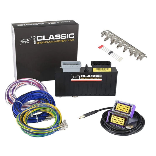 KIT CENTRALINA MOTORE EcuMaster EMU Classic ENG + CABLAGGIO