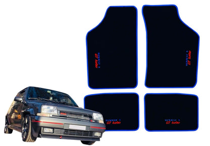 tappeti tappetini auto Renault 5 Gt Turbo Qualsiasi Colore Realizzabile