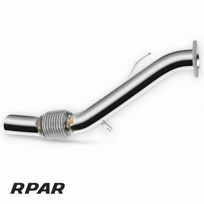 DOWNPIPE PER BMW E60 E61 525D 530D M57N 2002 2007 euro 4