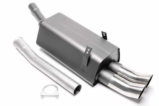 SCARICO Silenziatore posteriore TA Technix 2x76mm per BMW E36 320i 323i