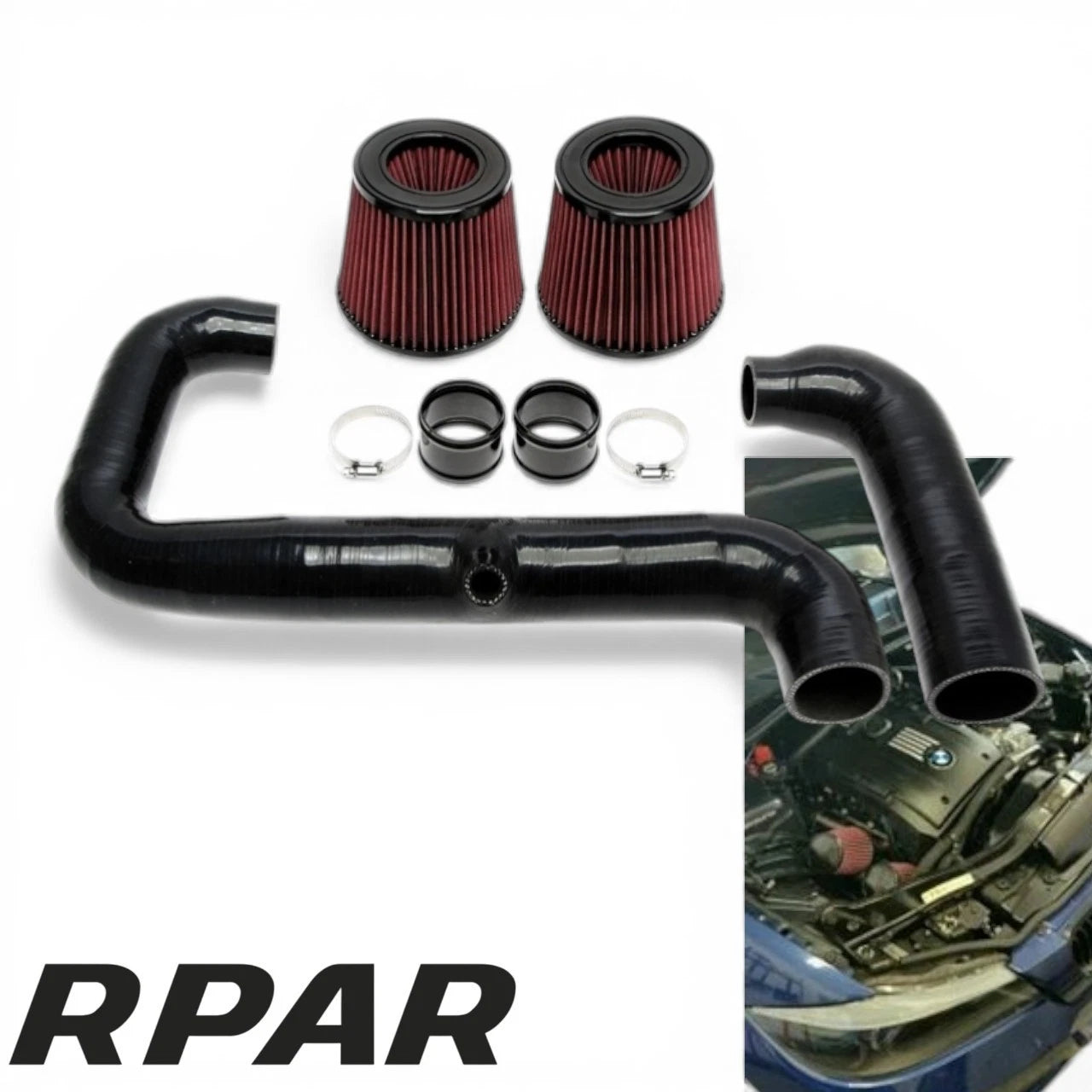 KIT ASPIRAZIONE SPORTIVA A CONO INVERSA BMW E92 E90 E93 E82 E88 335i N54