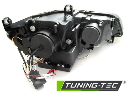 COPPIA FANALI FARI ANTERIORI XENON LED ANGEL EYES BMW X5 E70 07-10 CON AFS