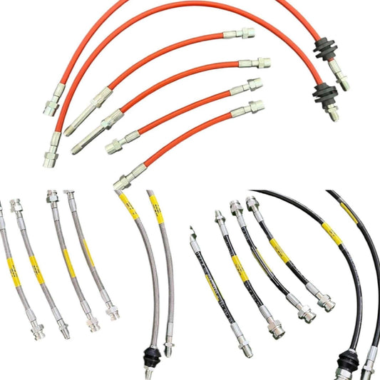 tubi freno in treccia aereonautica peugeot 106 1991 2003