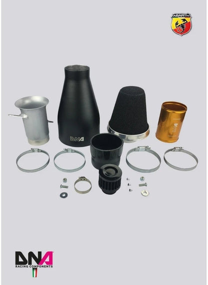 KIT ASPIRAZIONE DIRETTA DNA Racing VENTURI 500 595 695 ABARTH VERSIONE ALLUMINIO