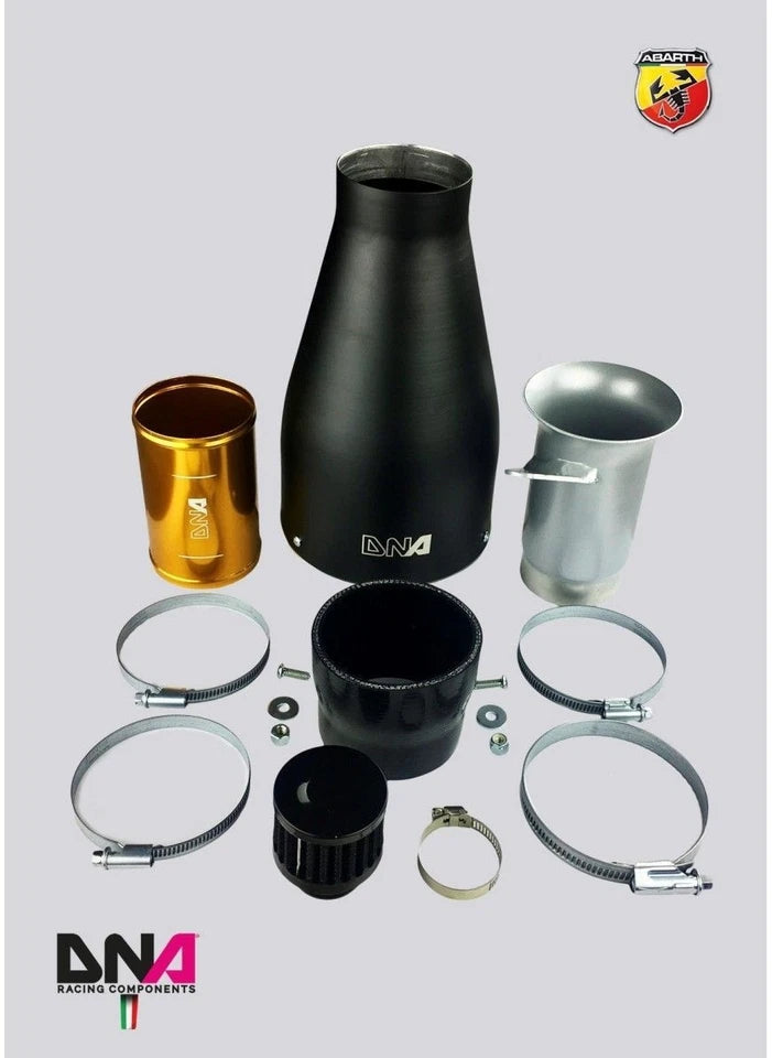 KIT ASPIRAZIONE DIRETTA DNA Racing VENTURI 500 595 695 ABARTH VERSIONE ALLUMINIO