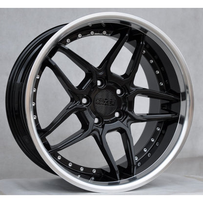 4 cerchi in lega BMW HAXER SA01 19 5x120 BMW E90 E92 F10 F11 8.5J ET35 10ET40