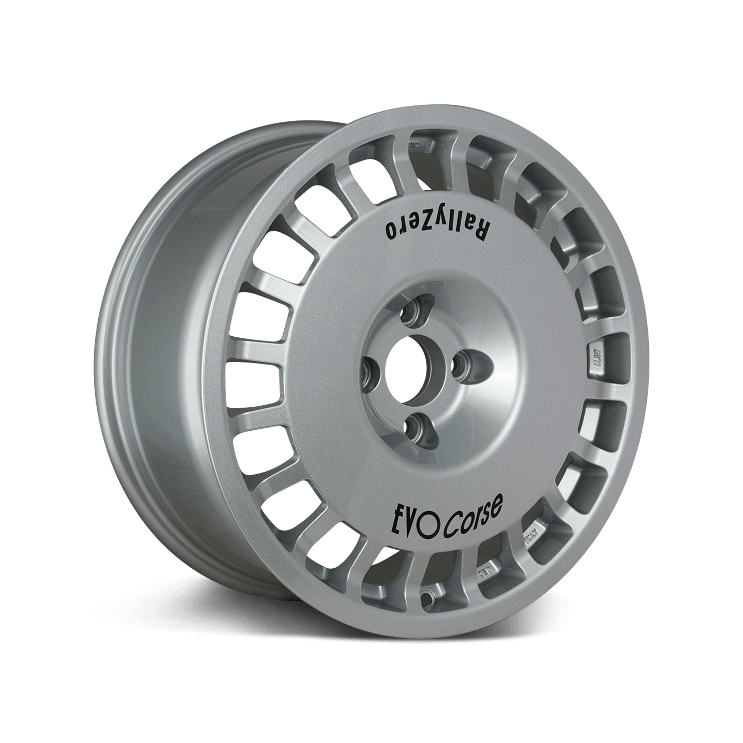 Evo Corse RallyZero 17x8" 4x108 ET26, Silver (Ford Sierra / Escort)