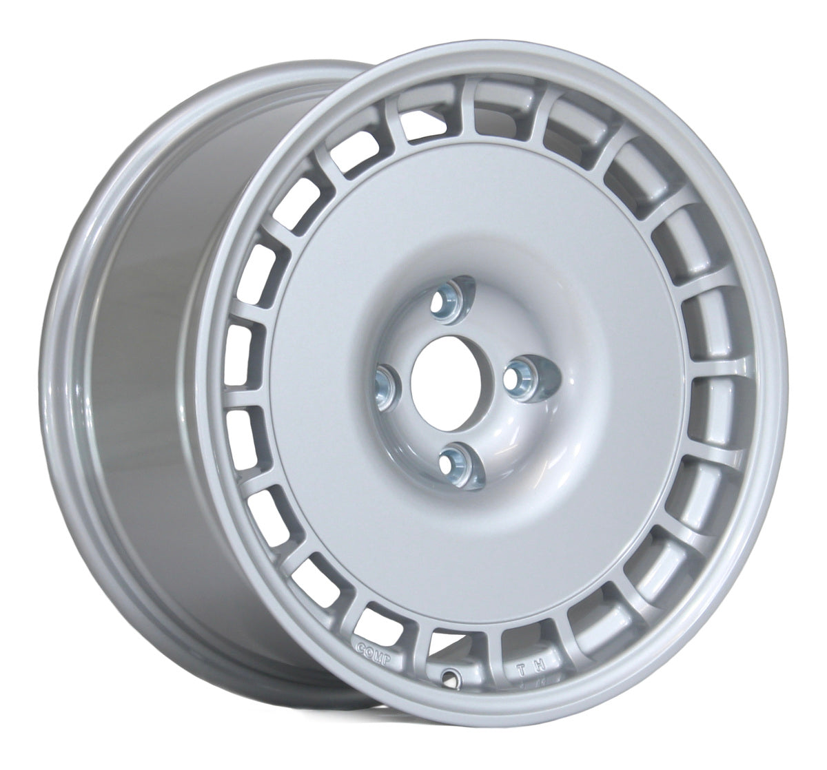 Compomotive TH 1681 16x8" 4x100 ET25, Silver (VW Golf 1/2/3/BMW E30/Toyota - 67 mm)