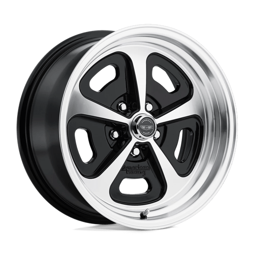 American Racing Vintage VN501 500 Mono Cast 17X8" ET0, Gloss Black Machined