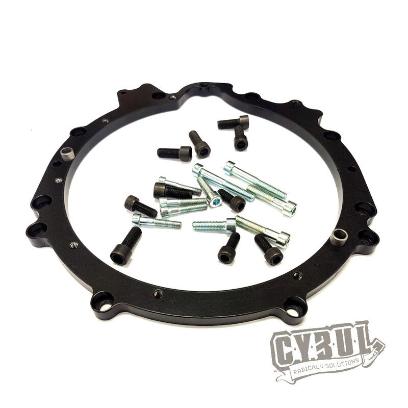 Cybul Adapter plate for BMW M57 Gearbox on Toyota 1UZ & 3UZ Engine