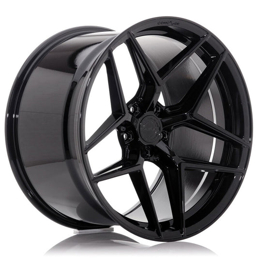 Concaver CVR2 19x8.5" (5 hole custom PCD) ET35-45, Platinum Black